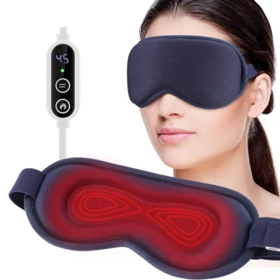 3D Steam Sleeping Mask Heating Eyes Mask Relieve Eye Fatigue Electric Eye Massager Sleeping Aid Shade Blindfold Improve Sleep