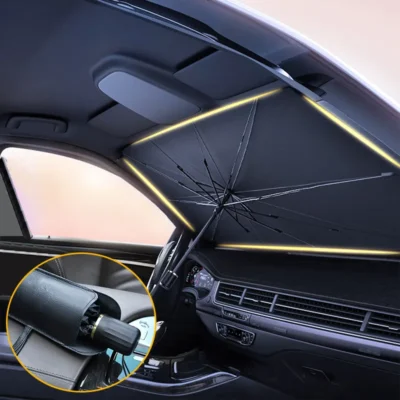 Car Sunshade Umbrella Car Sun Shade Protector Parasol Summer Sun Interior Windshield Protection Accessories For Auto Shading